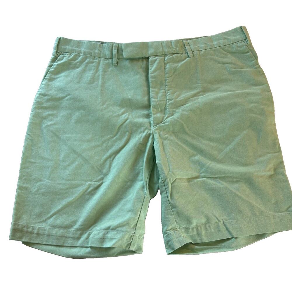 Polo Ralph Lauren Shorts Men's Chino Size 40 Mint Green 100% Cotton 9” Inseam